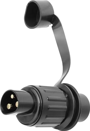 meinAnhängerersatzteil 3pol. / 3poliger Stecker Ladestecker für Ladesteckdose für bspw. Kipperanhänger