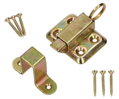 KOTARBAU® Oberlichtschnäpper 50x40mm gelb verzinkt für Oberlichtfenster