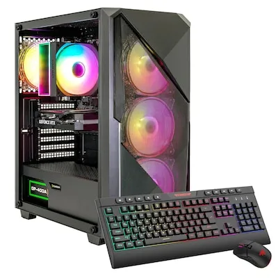 GAMEMAX Striker 7836 Gaming-PC mit AMD Ryzen 5 & RTX 5060Ti - Leistungsstarker Gaming-PC mit AMD Ryzen 5 7500F, 16GB DDR5 RAM und 1TB SSD für schnelle Ladezeiten. Ideal für Gamer und Kreative, die hohe Leistung und Effizienz suchen.