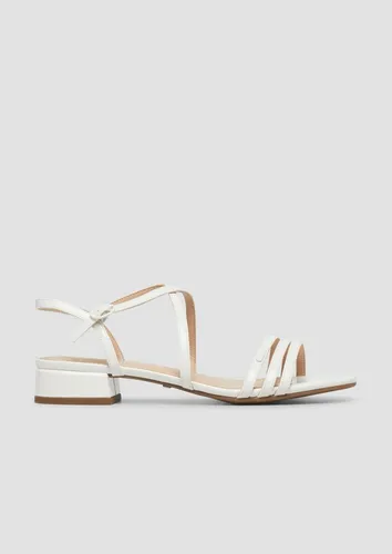 s.Oliver Sandalen Sandale Sandaletten in Lackleder-Optik