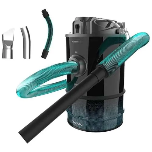 Cecotec Aschesauger Conga Ash 7000 Liberty - 120W Hochleistungs-Nass- & Trockensauger - Robuster 120W Aschesauger mit 15L Edelstahlbehälter und hitzebeständigem Saugrohr, ideal für die mühelose Reinigung von Asche und Schmutz in Ihrem Zuhause.