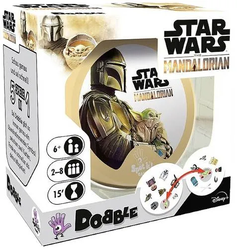 Asmodee ZYGD0008 Dobble Star Wars The Mandalorian von Asmodee