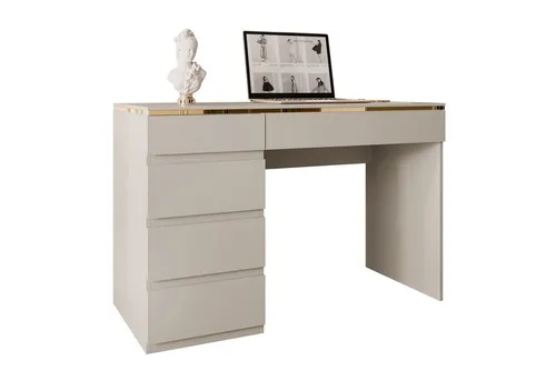 Lookway Schreibtisch AURORA KASCHMIR mit Schubladen – 120 cm - Kinderschreibtische mit 5 geschlossenen Fächern für optimale Ordnung, ideal für kreative Lernumgebungen.