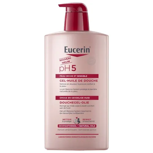 Eucerin pH5 Gel-Duschöl 1 L wurde speziell für die Bedürfnisse empfindlicher Hau