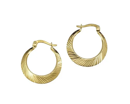 Creole Ohrring Gold F Creolen 333/- Gold 2,3cm Damen von Vivance