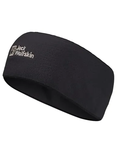 Jack Wolfskin Unisex Real Stuff Headband, Schwarz
