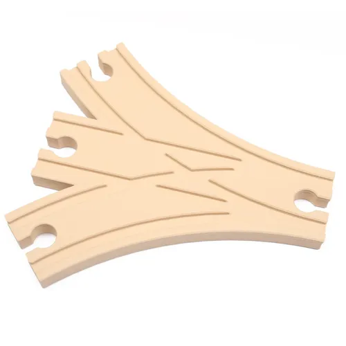 Weiche mit 3 Fahrspuren