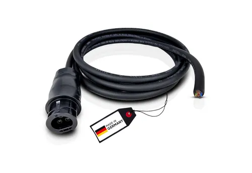 SolX Anschlusskabel Betteri Buchse BC01 PV Solar Balkonkraftwerk Solarkabel, (500 cm), Made in Germany