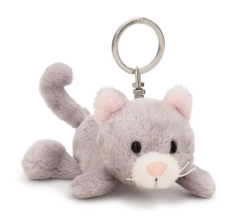 NICI Schlüsselanhänger Katze 10cm in grau von NICI