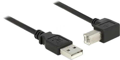 DELOCK 84809 - USB 2.0 Kabel, A Stecker auf B Stecker, 0,5 m