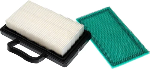 vhbw 1x Vorfilter, 1x Luftfilter Ersatz für Briggs & Stratton 792101, 698754, 5069K, 695667, 5069H, 691007 für Rasentraktor - 2-tlg. Filter-Set