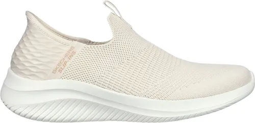 Skechers Ultra Flex 3.0 Damen Sneaker Beige EU 41 - Sneaker für Damen, ultraleicht mit Air Cooled Memory Foam Innensohle und veganem Obermaterial, perfekt für flexibles Tragen und hohen Komfort im Alltag.