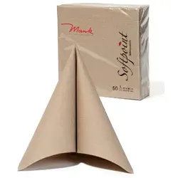 Stoffservietten Beige von Mank
