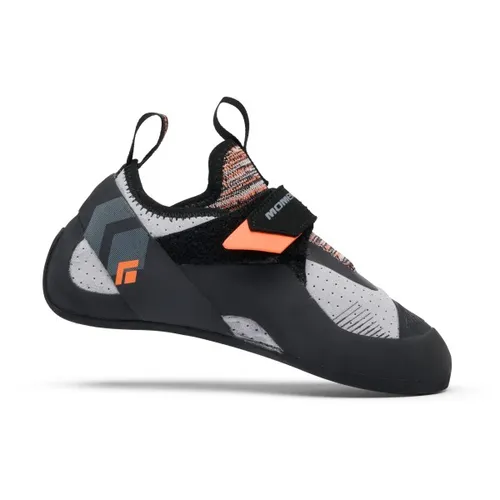 Black Diamond Junior Momentum Kletterschuhe 38 EU grau/schwarz - Vielseitige Kletterschuhe für Jugendliche in Grau/Schwarz, Größe 38. Ideal für Indoorklettern und Sportklettern. Komfortable Passform für optimale Leistung beim Klettern!