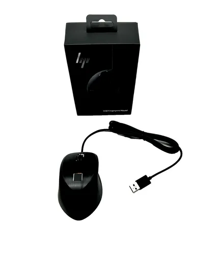 Produktbild HP Fingerprint Maus | -USB Fingerabdruck Mouse | 3 Tasten | HP 285 G6, 295 G