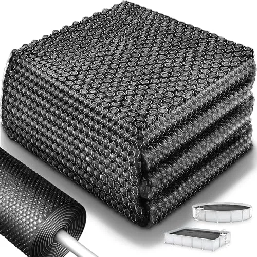 tillvex Premium Solarfolie 400µm für Poolabdeckung - Poolplanen mit 400µm Stärke, zuschneidbar und optimal für die kostenlose Erwärmung des Wassers. Reduziert Wasserverdunstung um bis zu 90% und verlängert Ihre Badesaison.