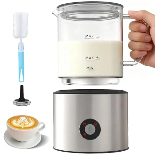 Elektrischer Milchaufschäumer 4 in 1 – Induktionsgerät mit 500ml Kapazität
