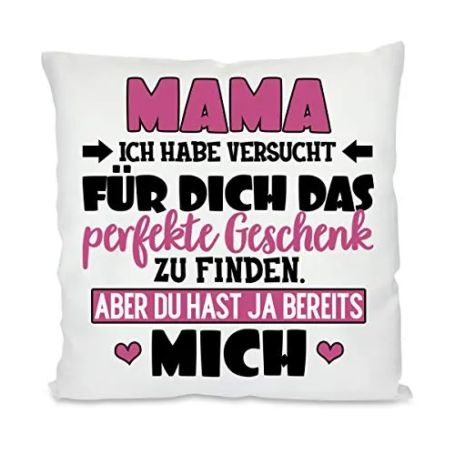 Herzbotschaft Kissen mit Motiv - Ich Habe versucht das perfekte...