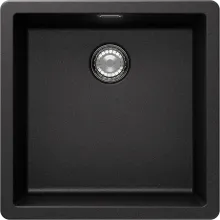 Schock Greenwich N-100 A Stone - Granitspüle für moderne Küchen - Sanitäranlagen & Zubehör - Hochwertige Granitspüle mit Exzenterbetätigung, ideal für Unterschränke ab 50 cm, inklusive Mini Care Set für einfache Pflege.