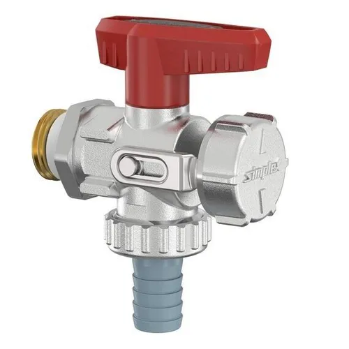 Simplex KFE-Kugelhahn PN 16 Eck 1/2