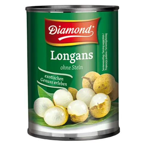 565g / ATG 270g Longans ohne Stein leicht gezuckert Diamond Brand China