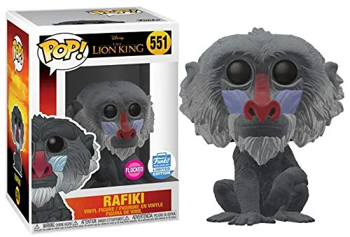 Pop Movies: Der König der Löwen - Beflockte Rafiki Sammelfigur