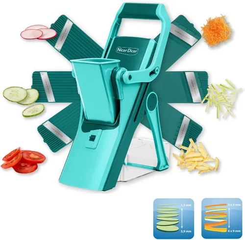 Genius Gemüseschneider Nicer Dicer Mando 12tlg. in grün von Genius