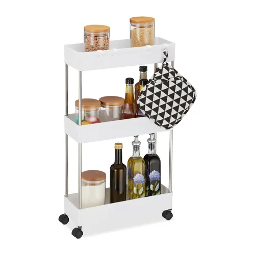 Nischenwagen Nischenregal Küchenwagen Küchenregal Waschmittelwagen 4 Fächer