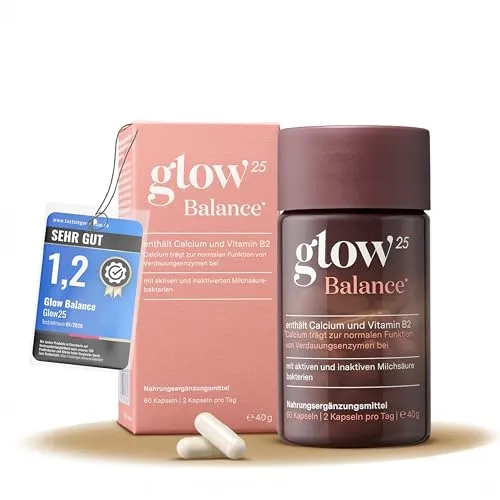 Glow25® Balance – Vegane Nahrungsergänzung mit Milchsäurebakterien