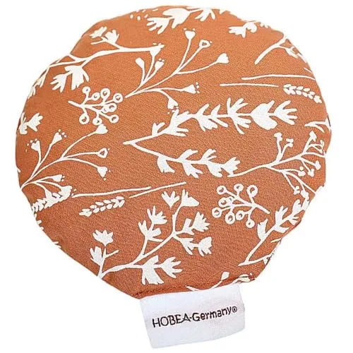 HOBEA-Germany Kirschkernkissen - Wärmekissen in verschiedenen Designs : Wildblume rostrot