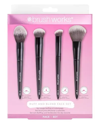 Brushworks Buff and Blend Face Set