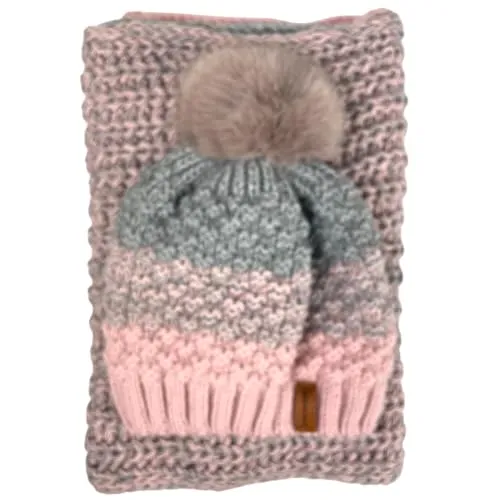 kennydoo Mütze & Schal Set / 2 teilig/Damen Kombi von kennydoo