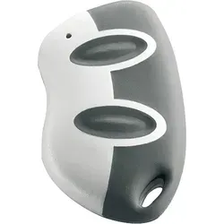 KFV Genius Funk-Handsender grau - 2-Kanal Handsender für Schließtechnik, individuell programmierbare Tasten, ideal zur Öffnung von bis zu 2 Türen.