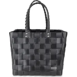 normani Flecht-/Einkaufskorb mit Innentasche - Schwarz