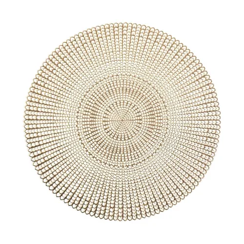 Zeller Platzset rund gold 41cm 27003 in gold von Zeller