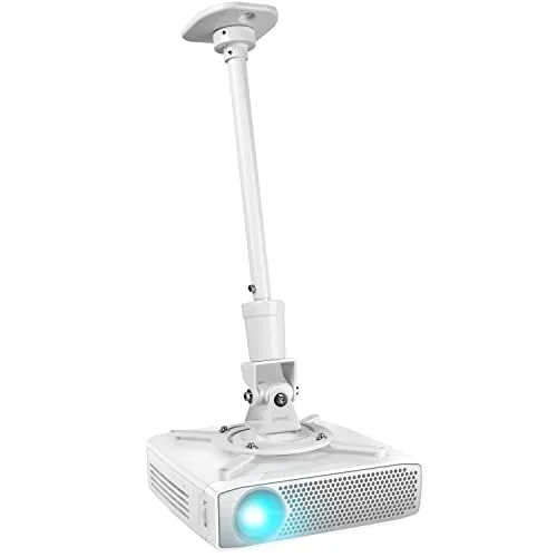 Duronic PB08XL Beamer Halterung - Halterung für Projektoren, drehbar und schwenkbar, ideal für Heimkino mit Traglast bis zu 13,6 kg und 360° Rotation für den perfekten Projektierwinkel.