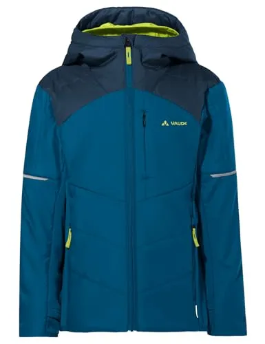 Vaude Kid's Capacida Hybrid Jacket II - Kunstfaserjacke für Kinder - Bequeme und isolierende Outdoorjacke für Kids in Blau, Größe 146/152; mit PrimaLoft und Daumenschlaufen, perfekt zum Wandern und Reisen.