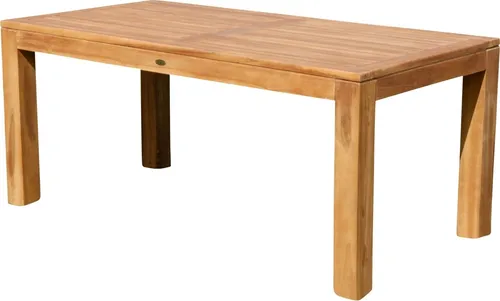AS-S Wuchtiger Echt Teak Bigfuss Gartentisch 180x90 Holztisch Teaktisch Garten Tisch Holz
