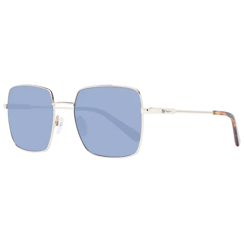 Pepe Jeans PJ5198 400 55 Damen Sonnenbrille in Gold - Sonnenbrille für Damen mit 100% UVA & UVB Schutz, stilvollem quadratischem Design und hochwertigem Metallrahmen, inklusive original Etui.