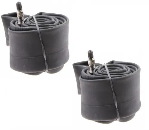 Fahrrad Schlauch 26 x 2.00/2.10 Zoll DV Ventil 42mm 26 Zoll hermetisch dicht 2 x