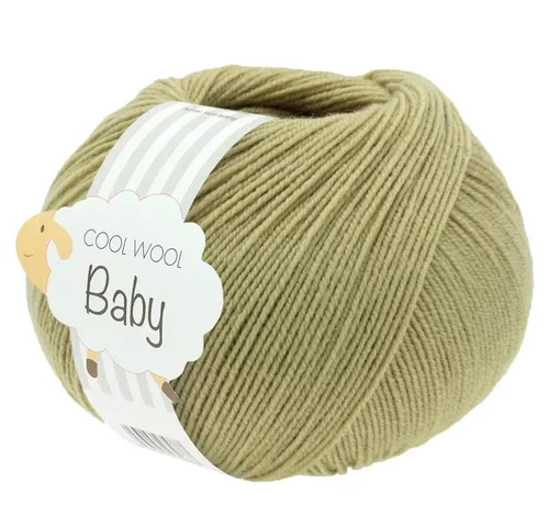 LANA GROSSA COOL WOOL BABY Häkelwolle, 220 m (besonders geeignet für Babystricksachen), 50 g