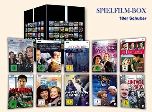 MDR Spielfilm-Box - 10er Schuber [10 DVDs] - Filme mit spannenden Geschichten, ideal für Filmabende und freigegeben ab 12 Jahren.