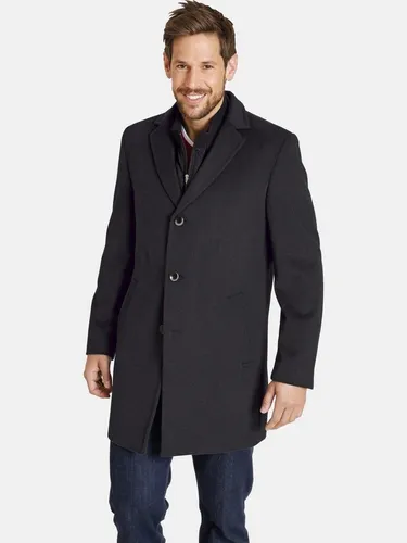 Jan Vanderstorm Wollmantel UNSKA mit abtrennbarem Windfang grau XL (56) - Eleganter Wollmantel mit abtrennbarem Windfang für optimalen Schutz. Hochwertige Materialkombination sorgt für Wärme und Stil. Ideal für den Alltag und casual Looks.