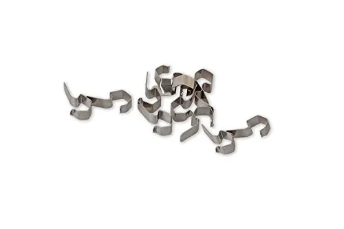Metall-Clips für Einmachgläser, aus Edelstahl, 12 Stück (für 6 Gläser)