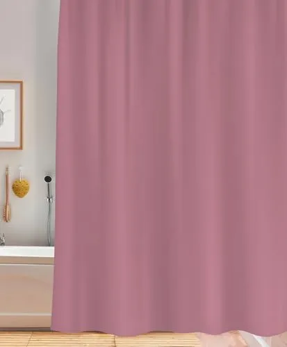 Urban Living 200 x 180 cm Duschvorhang Barney´S Dusch-Vorhang Badvorhang Badewannenvorhang (rosa)