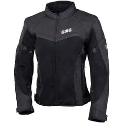 GMS-Moto Tara, Textiljacke Damen - Schwarz - 5XL von GMS