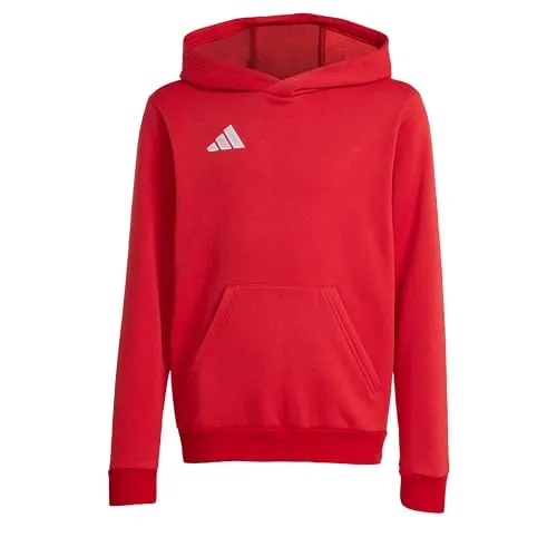 adidas Unisex Kinder Entrada26 Hoodie in Team Power Red 2/White, 11-12 Jahre - Stylischer Hoodie für Kinder, ideal für Freizeit und Sport. Komfortable Passform und modernes Design machen ihn zum perfekten Begleiter.