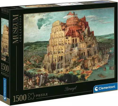 Puzzle 1500 elementów. Museum. The Tower of Babel Clementoni 8005125316915