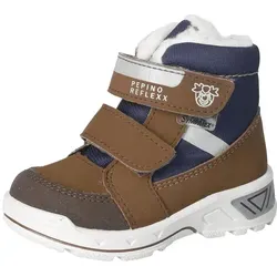 RICOSTA Jungen Stiefel FLO - Wasserdichte Klettstiefel für Kinder - Wanderschuhe mit Sympatex-Technologie, 100% wasserdicht und ideal für aktive Kinder. Hoher Komfort durch weiche Lammwolle und weite Passform.