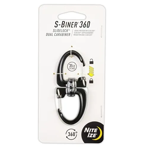 Karabiner Schwarz von Nite Ize